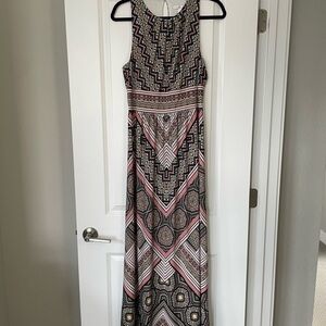 Geometric Maxi Dress